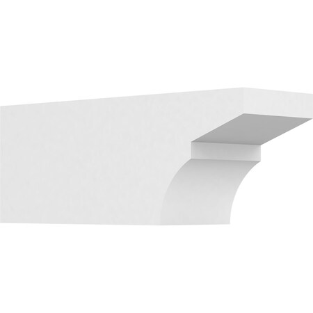 Standard Monterey Architectural Grade PVC Rafter Tail, 5W X 6H X 16L